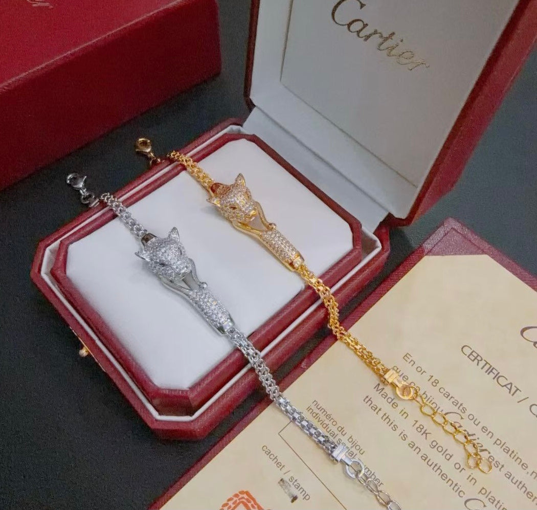 [Luxery Jewelry] PANTHERE  BRACELET DIAMONDS