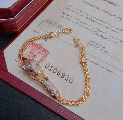 [Luxery Jewelry] PANTHERE  BRACELET DIAMONDS