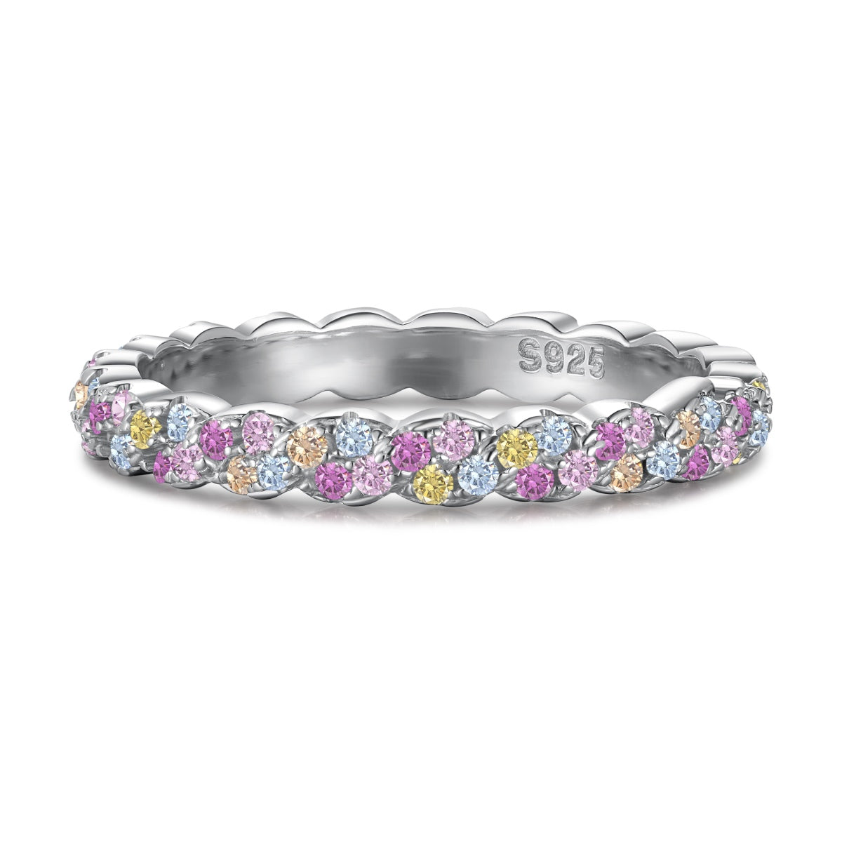 [Luxery Jewelry]Dainty Ebullient Round Cut Daily Ring