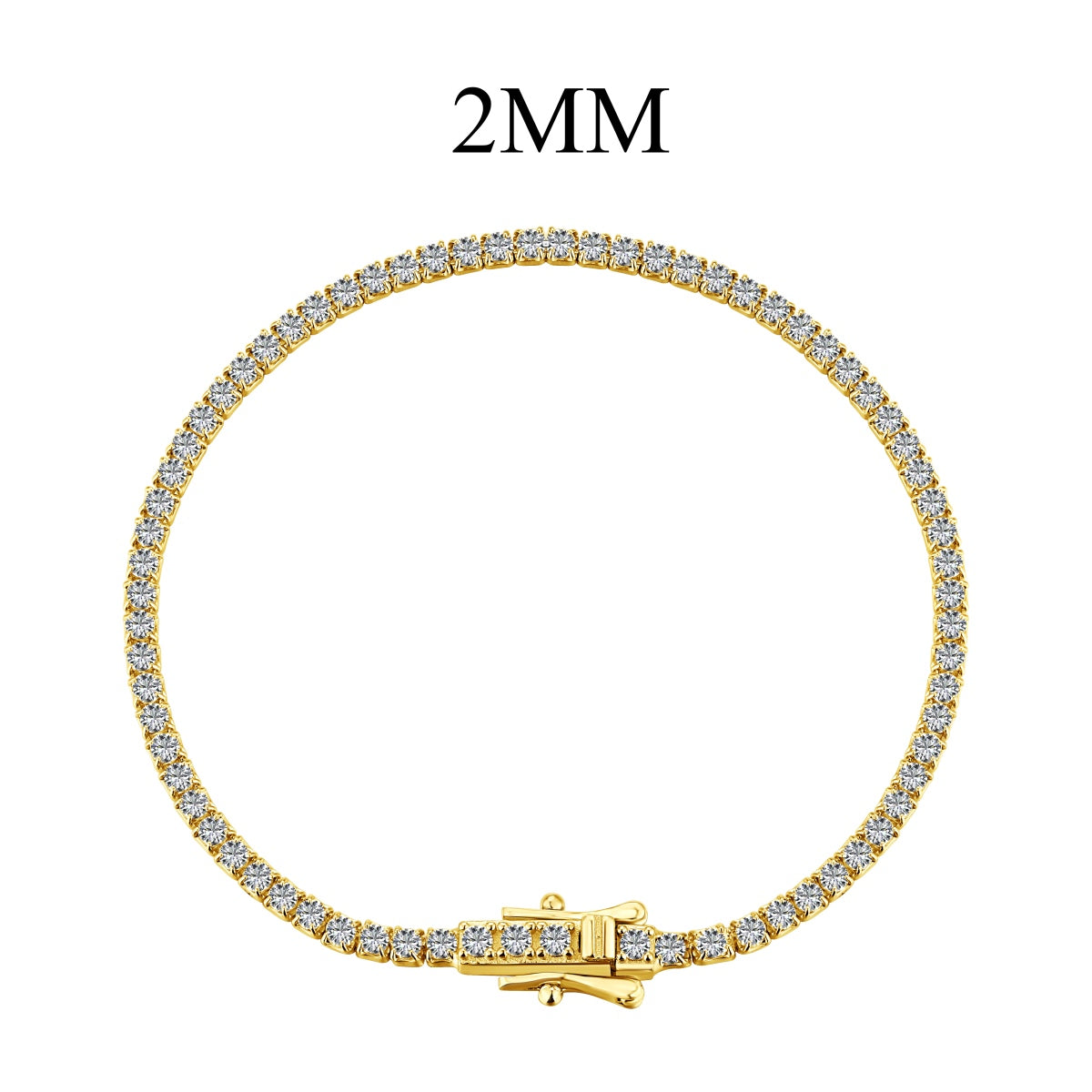 [Luxery Jewelry]Radiant Colorful Round Cut Party Bracelet