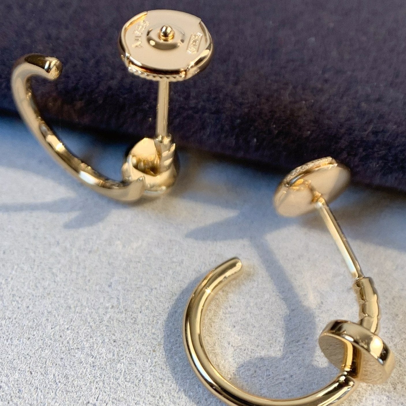 [Luxery]JUSTE EARRINGS PINK GOLD