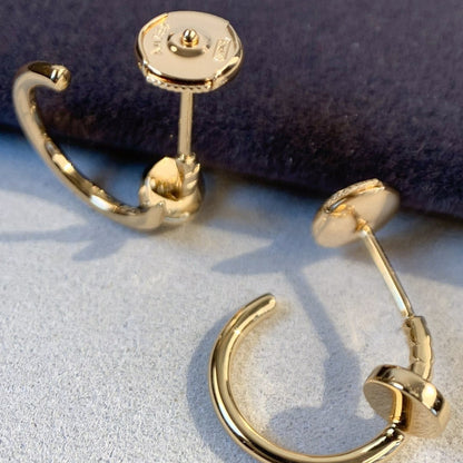 [Luxery]JUSTE EARRINGS PINK GOLD