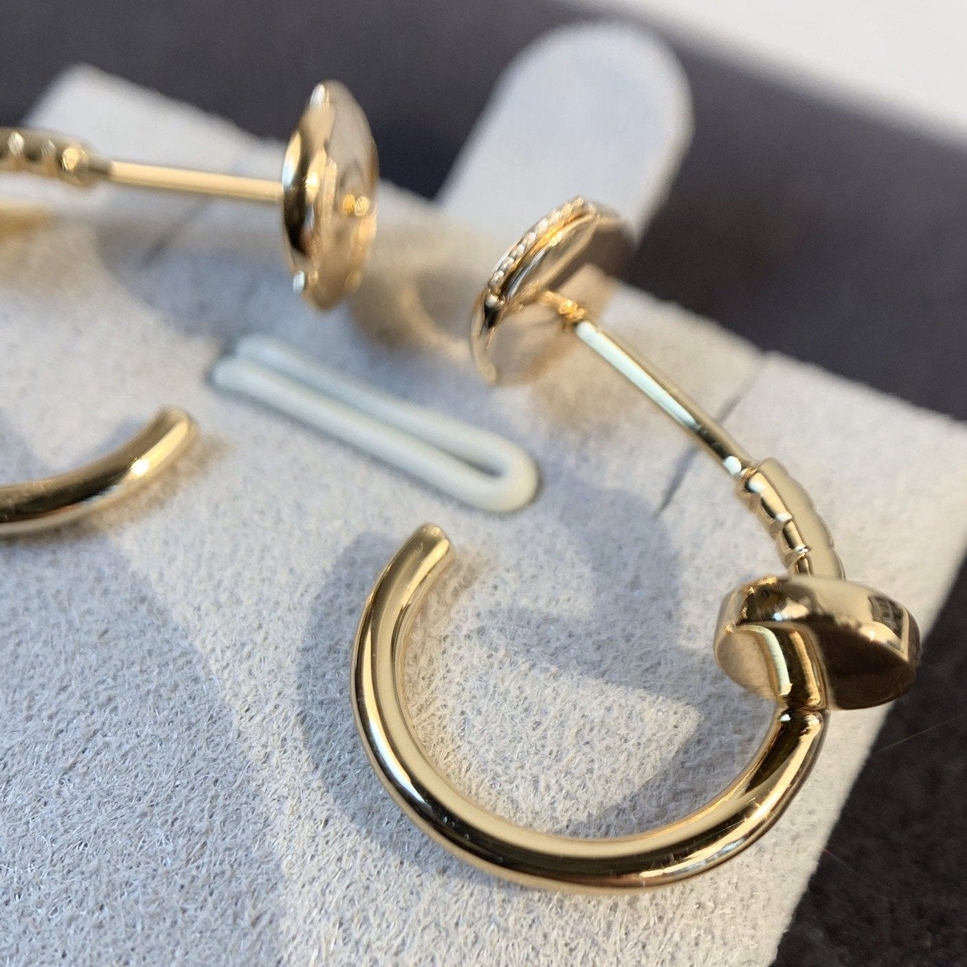 [Luxery]JUSTE EARRINGS PINK GOLD