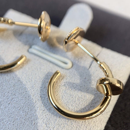 [Luxery]JUSTE EARRINGS PINK GOLD