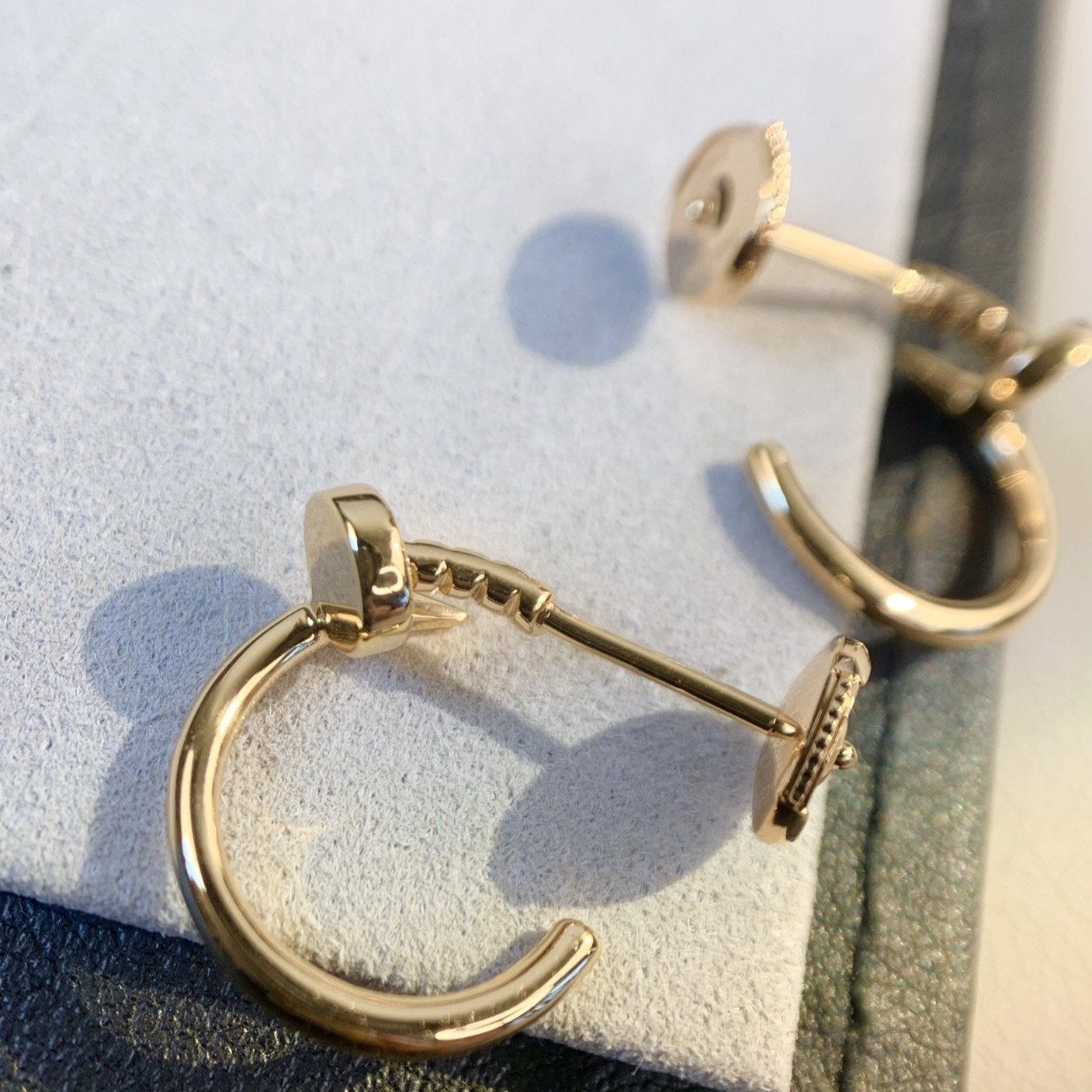 [Luxery]JUSTE EARRINGS PINK GOLD
