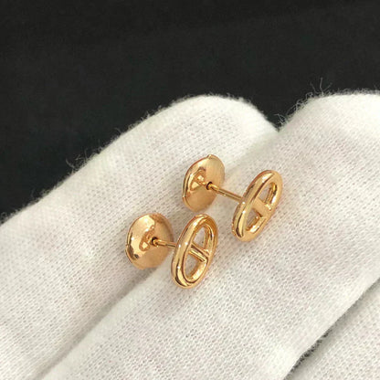 [Luxery]CHAINE SMALL EARRINGS GOLD AND SILVER