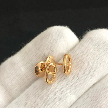 [Luxery]CHAINE SMALL EARRINGS GOLD AND SILVER