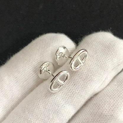 [Luxery]CHAINE SMALL EARRINGS GOLD AND SILVER