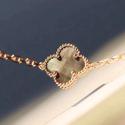 [Luxery]CLOVER 20 MOTIFS LASER DIAMOND NECKLACE