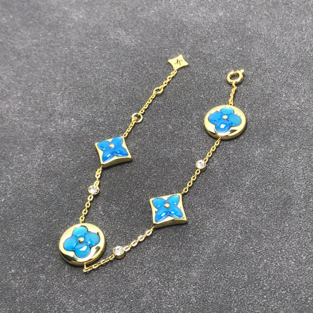 [Luxery]STAR AND SUN TURQUOISE 4 MOTIFS 3 DIAMONDS