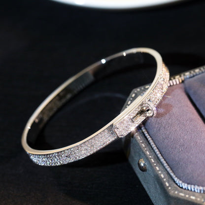 [Luxery]KELLY BRACELET DIAMOND PAVED