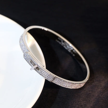 [Luxery]KELLY BRACELET DIAMOND PAVED