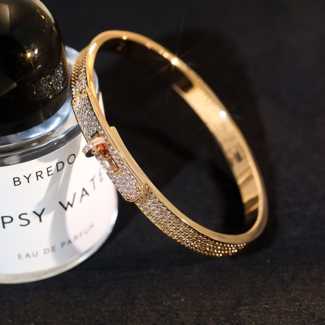 [Luxery]KELLY BRACELET DIAMOND PAVED