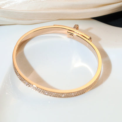 [Luxery]KELLY BRACELET DIAMOND PAVED