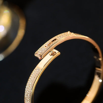 [Luxery]KELLY BRACELET DIAMOND PAVED