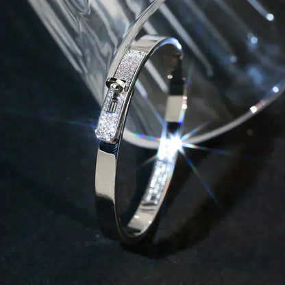[Luxery]KELLY SILVER DIAMOND BRACELET