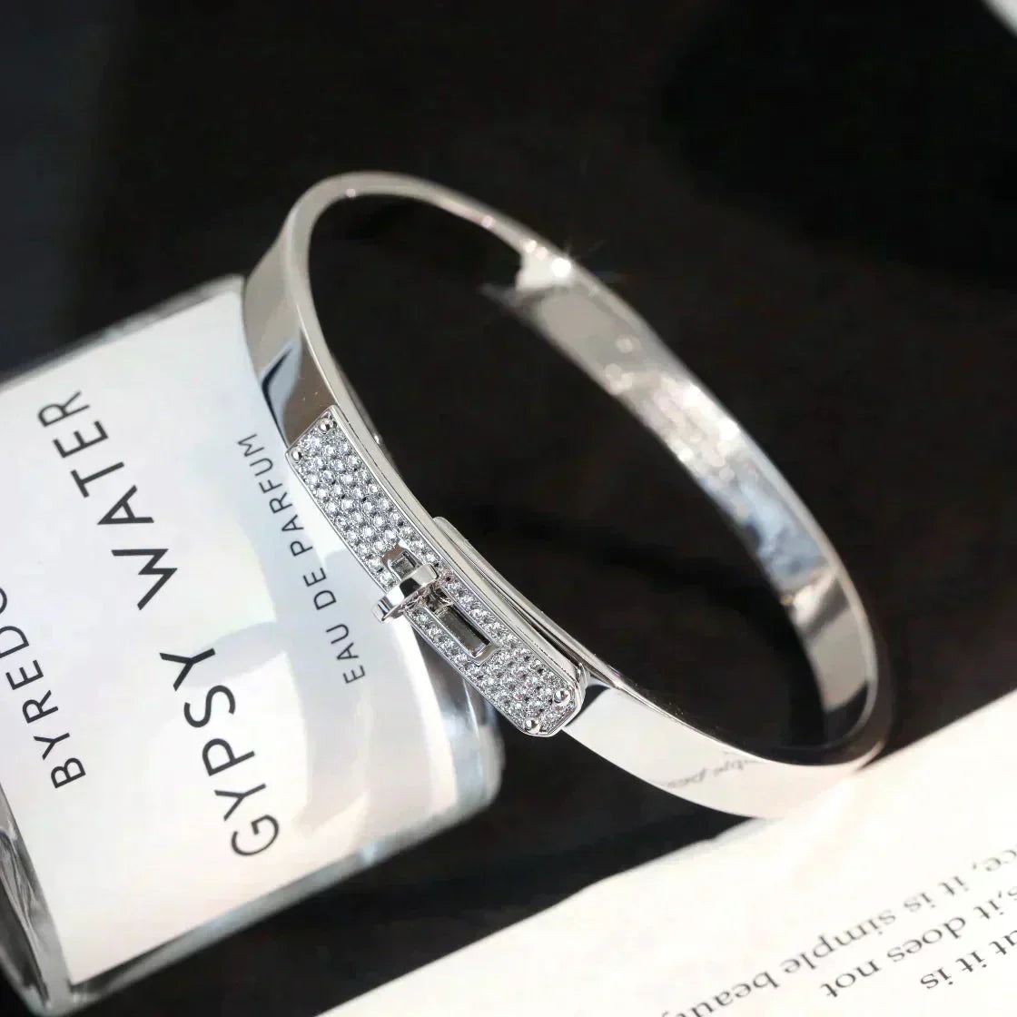 [Luxery]KELLY SILVER DIAMOND BRACELET