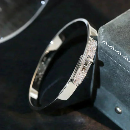 [Luxery]KELLY SILVER DIAMOND BRACELET