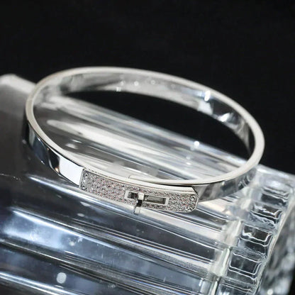 [Luxery]KELLY SILVER DIAMOND BRACELET