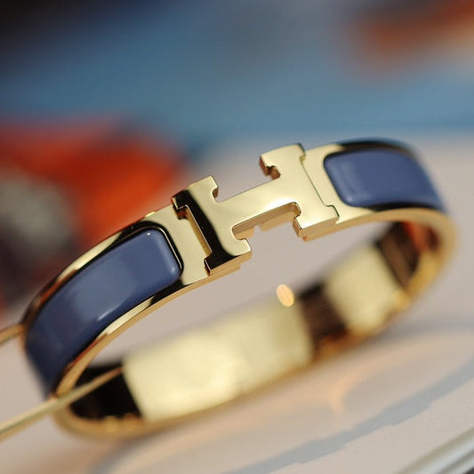 [Luxery]H BRACELET 12MM BLUE GRAY