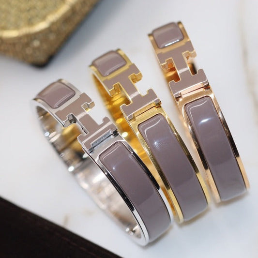 [Luxery]H BRACELET 12MM BROWN