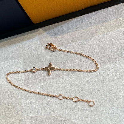 [Luxery]STAR DIAMOND PINK GOLD BRACELET