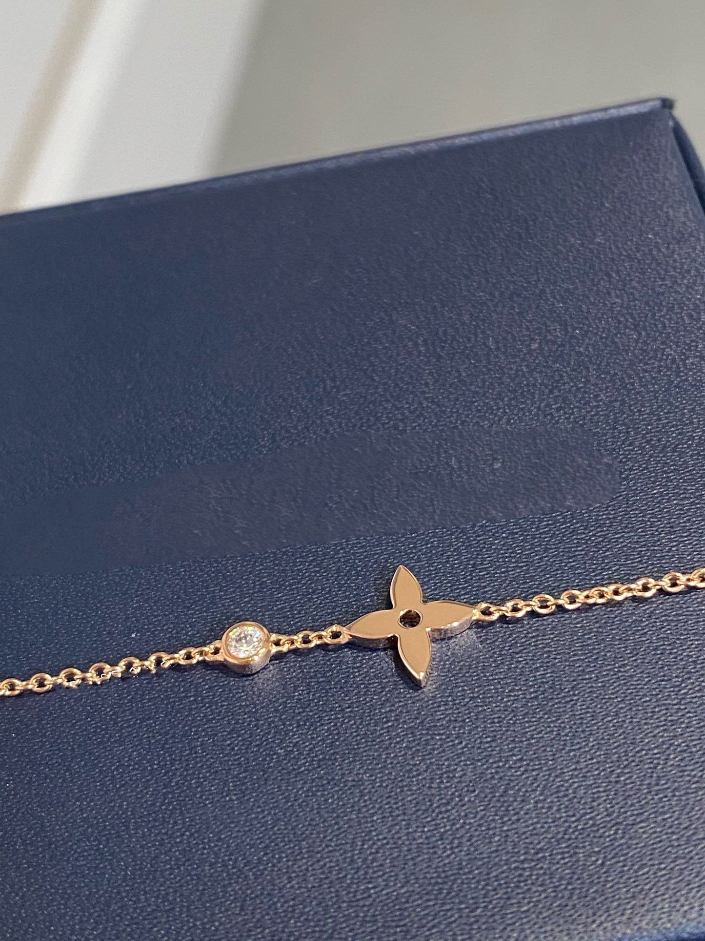 [Luxery]STAR DIAMOND PINK GOLD BRACELET