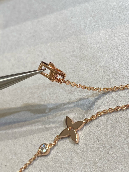 [Luxery]STAR DIAMOND PINK GOLD BRACELET