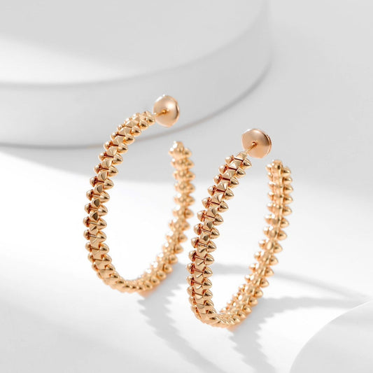 [Luxery]CLASH HOOP EARRINGS