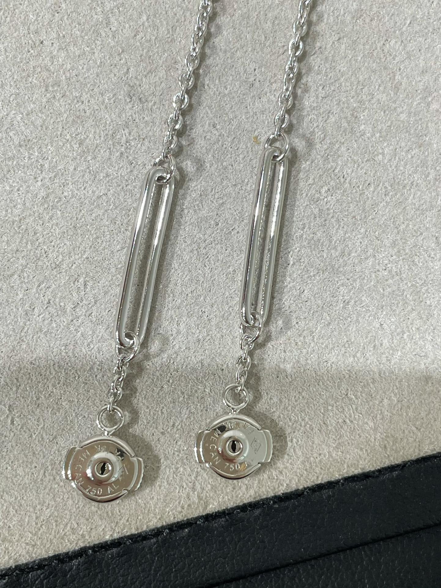 [Luxery]CHAINE CHAOS DIAMOND DROP EARRINGS