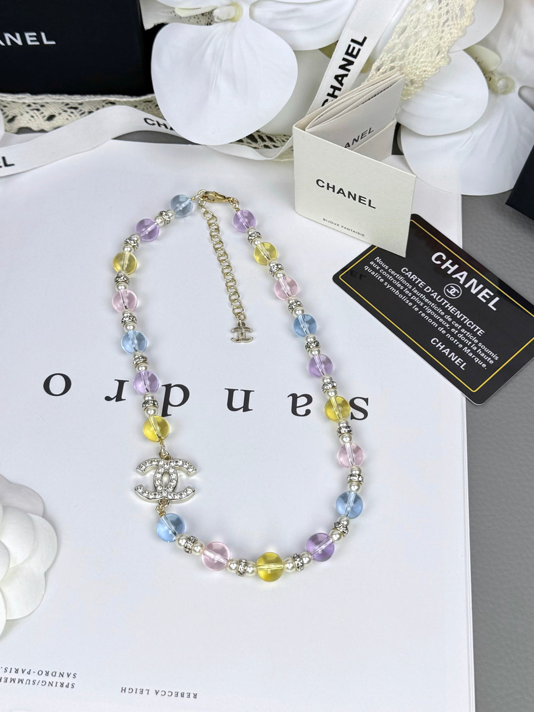 [Luxery]26C New Spring Collection Colorful Transparent Resin Necklace
