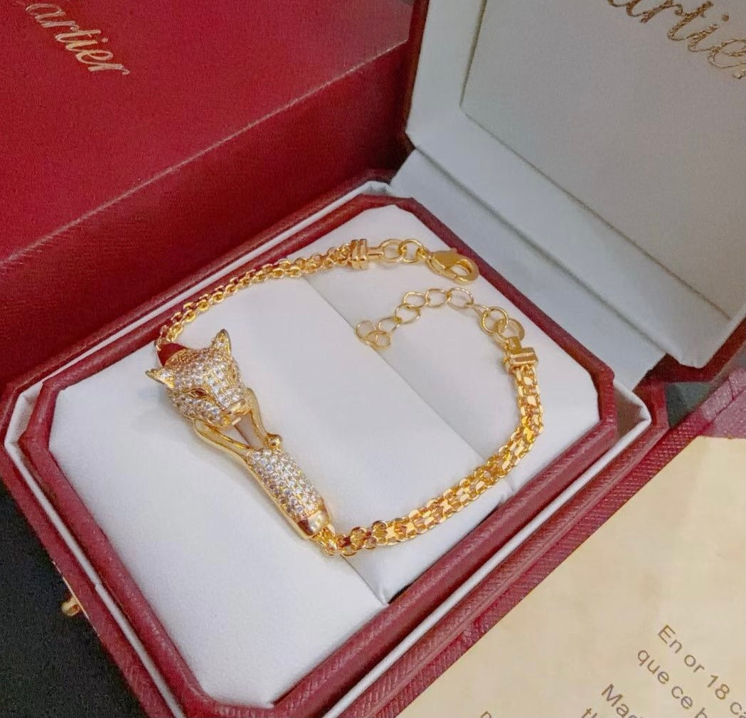 [Luxery Jewelry] PANTHERE  BRACELET DIAMONDS
