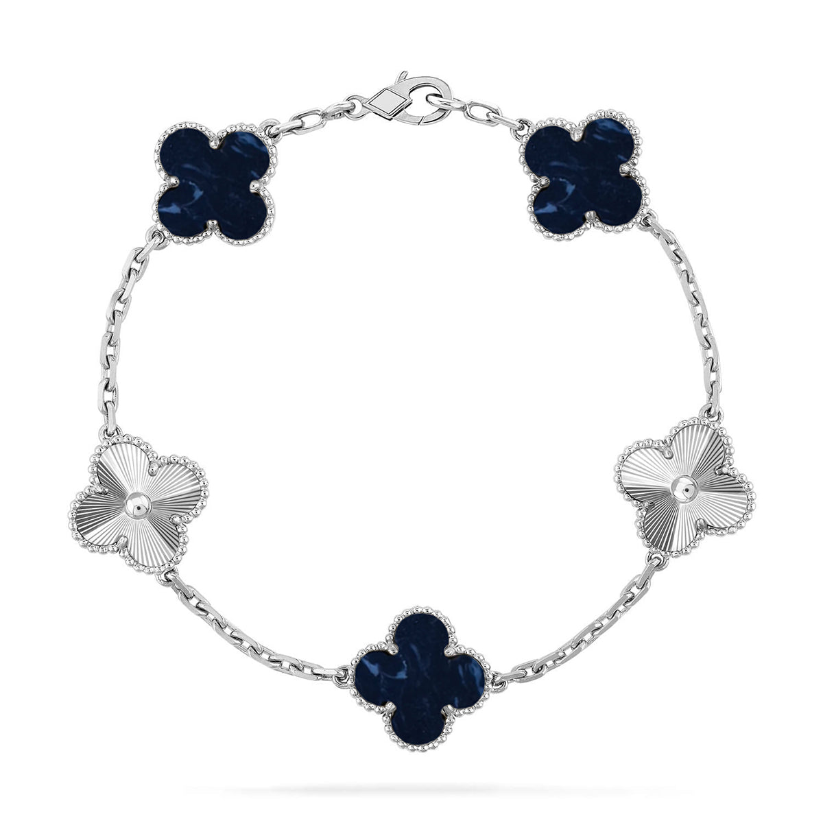 [Luxery]CLOVER 5 MOTIF PIETERSITE BRACELET COLLECTION