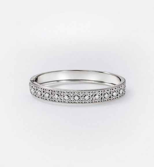 [?Luxery]2026 WOVEN-PATTERN BRACELET SET WITH FULL DIAMOND INLAY THREE-COLORS