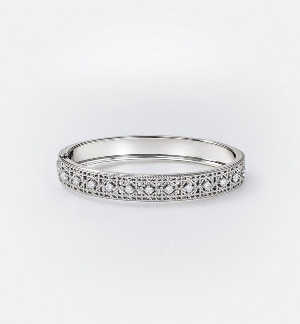 [?Luxery]2026 WOVEN-PATTERN BRACELET SET WITH FULL DIAMOND INLAY THREE-COLORS