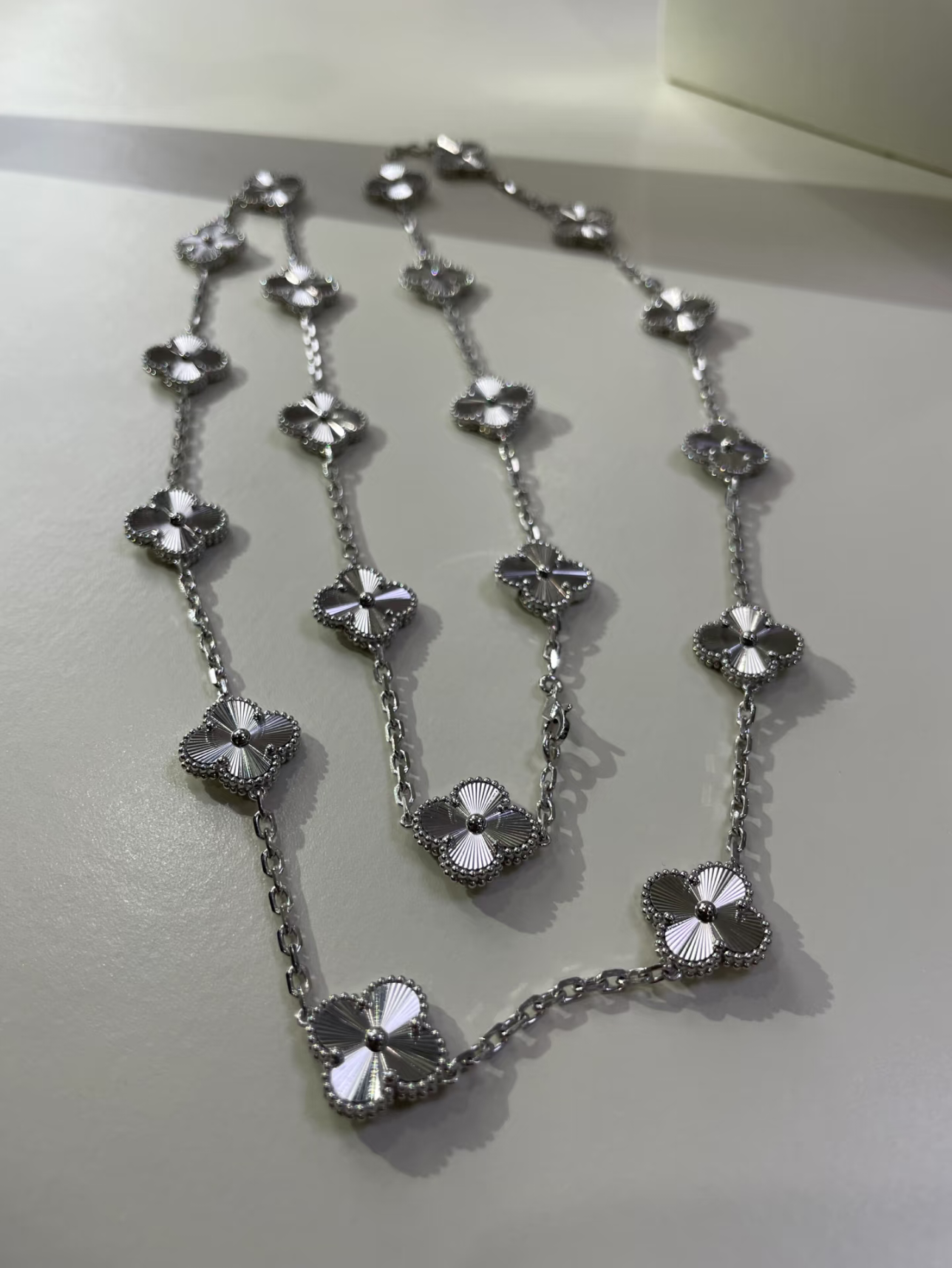 [Luxery]CLOVER 20 MOTIFS SILVER LASER