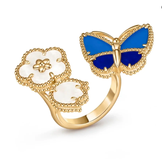 [Luxery]NEW TWIN BUTTERFLY LUCKY RING