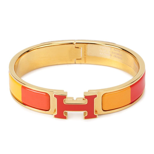 [Luxery]H BRACELET ORANGE RAINBOW CERAMIC