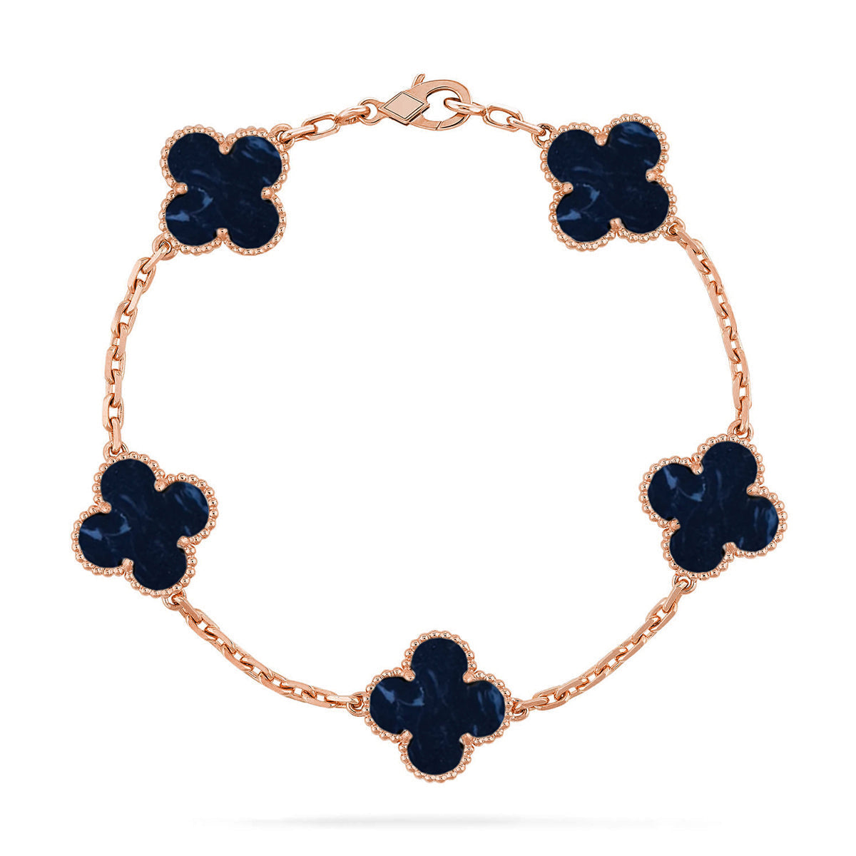 [Luxery]CLOVER 5 MOTIF PIETERSITE BRACELET COLLECTION