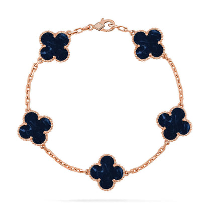 [Luxery]CLOVER 5 MOTIF PIETERSITE BRACELET COLLECTION