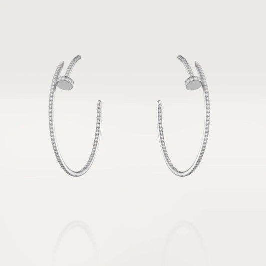 [Luxery]JUSTE EARRINGS FULL DIAMONDS 1.8MM