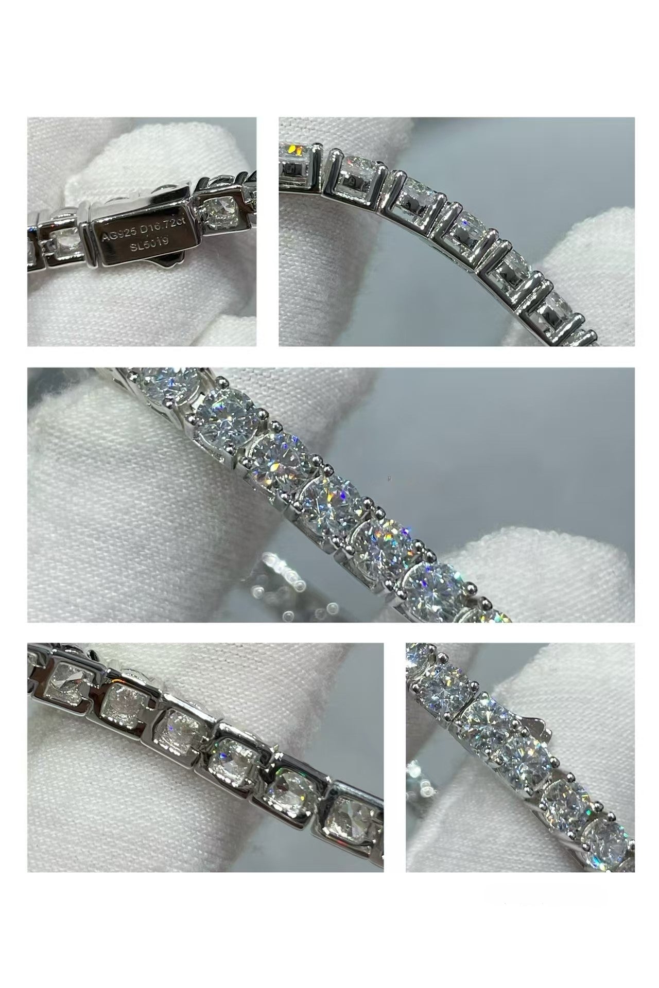 [Luxery jewelrys]TENNIS BRACELET WITH FULL DIAMOND SETTING
