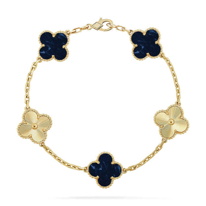 [Luxery]CLOVER 5 MOTIF PIETERSITE BRACELET COLLECTION