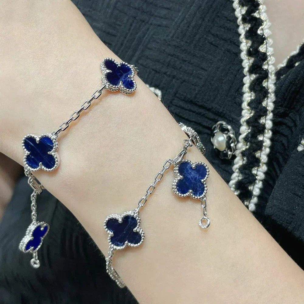 [Luxery]CLOVER 5 MOTIF PIETERSITE BRACELET COLLECTION