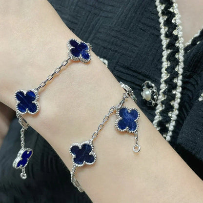 [Luxery]CLOVER 5 MOTIF PIETERSITE BRACELET COLLECTION