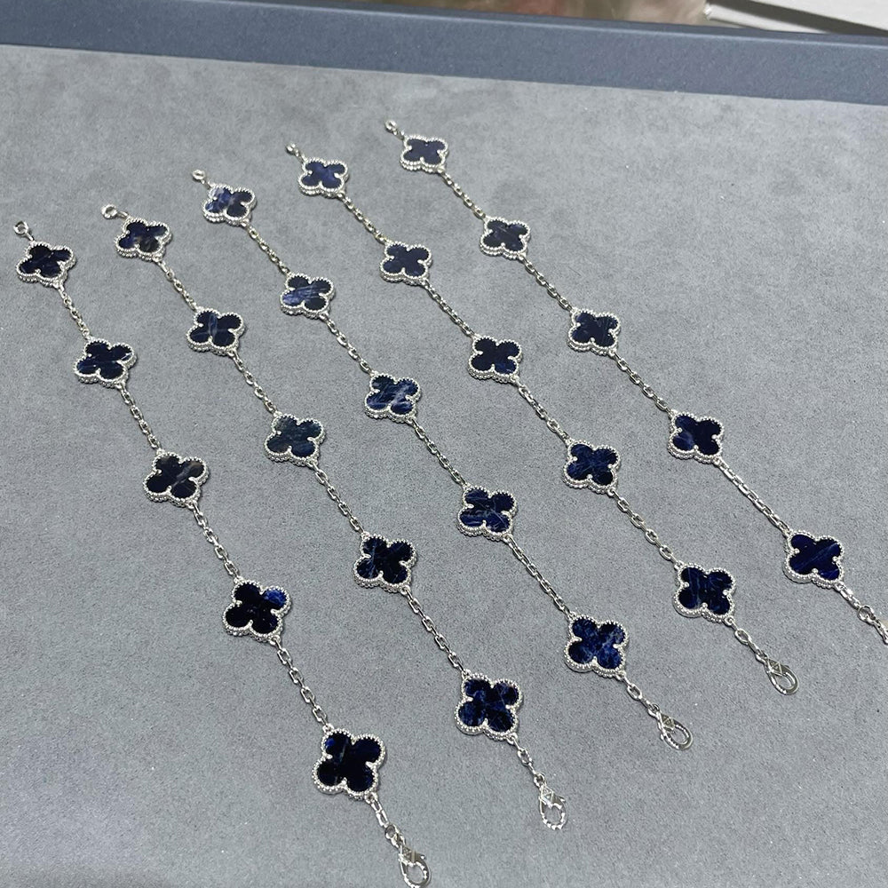 [Luxery]CLOVER 5 MOTIF PIETERSITE BRACELET COLLECTION