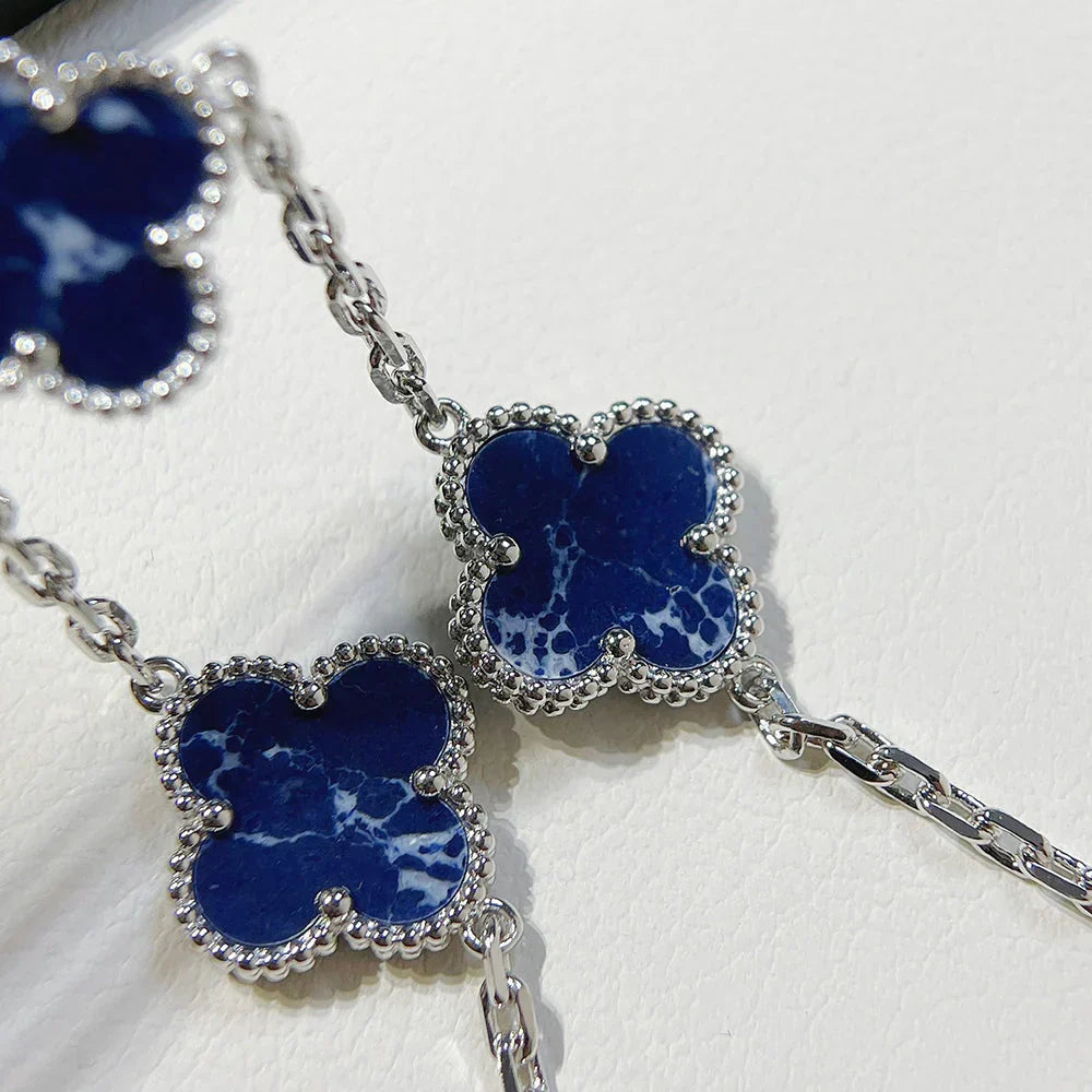 [Luxery]CLOVER 5 MOTIF PIETERSITE BRACELET COLLECTION