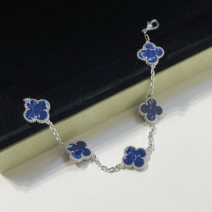 [Luxery]CLOVER 5 MOTIF PIETERSITE BRACELET COLLECTION