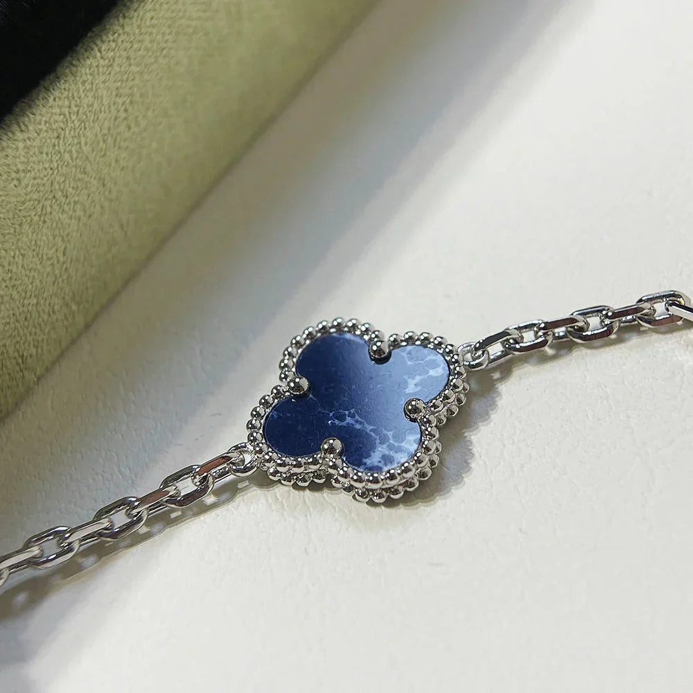 [Luxery]CLOVER 5 MOTIF PIETERSITE BRACELET COLLECTION