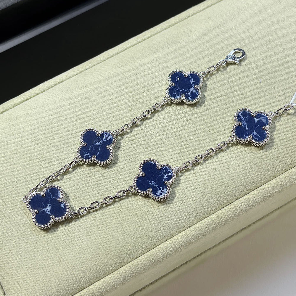 [Luxery]CLOVER 5 MOTIF PIETERSITE BRACELET COLLECTION